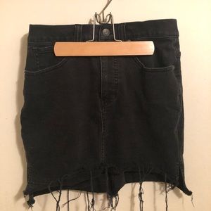 Madwell black mini skirt